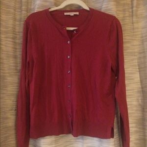 Loft Red Cardigan